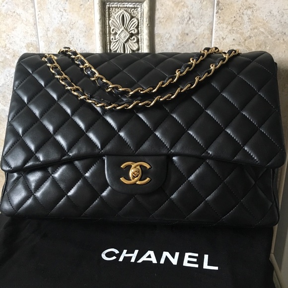 chanel maxi single flap